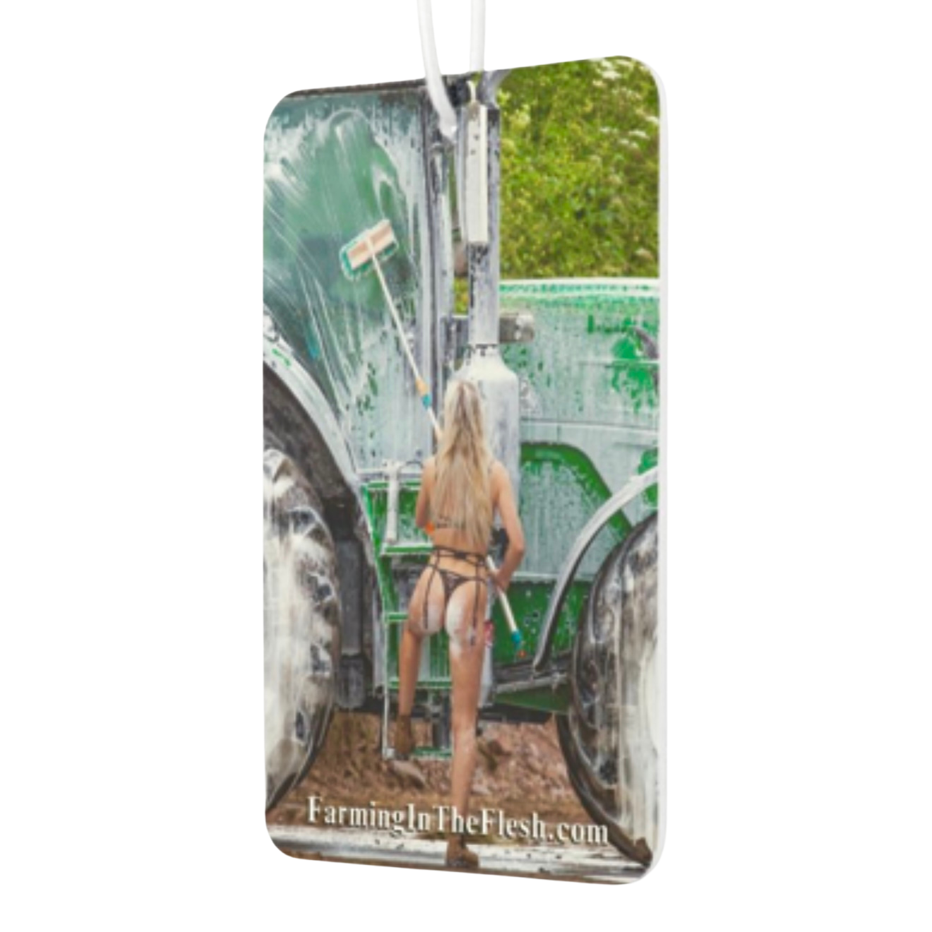 Sexy Green Tractor Air Freshener