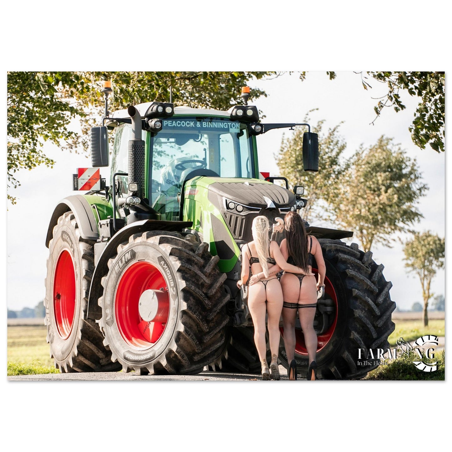 Farming In The Flesh X TruckerGirl850 Fendt Poster