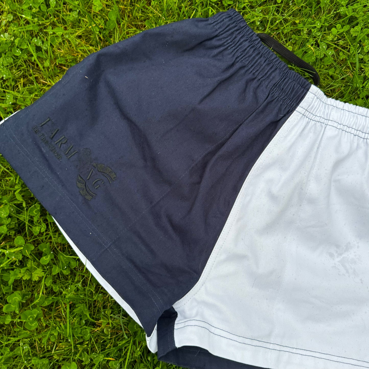 Navy & White Rugby Shorts