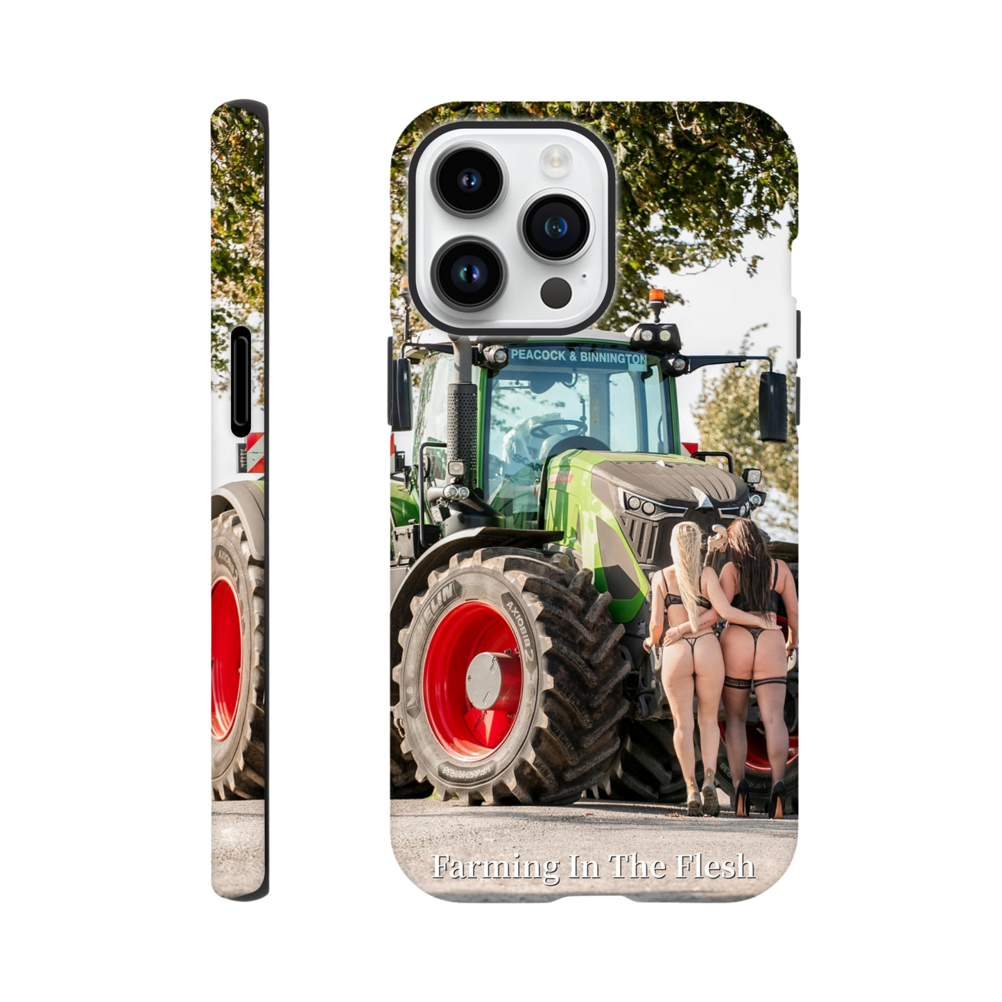 Farming In The Flesh X TruckerGirl850 Fendt Phone Case