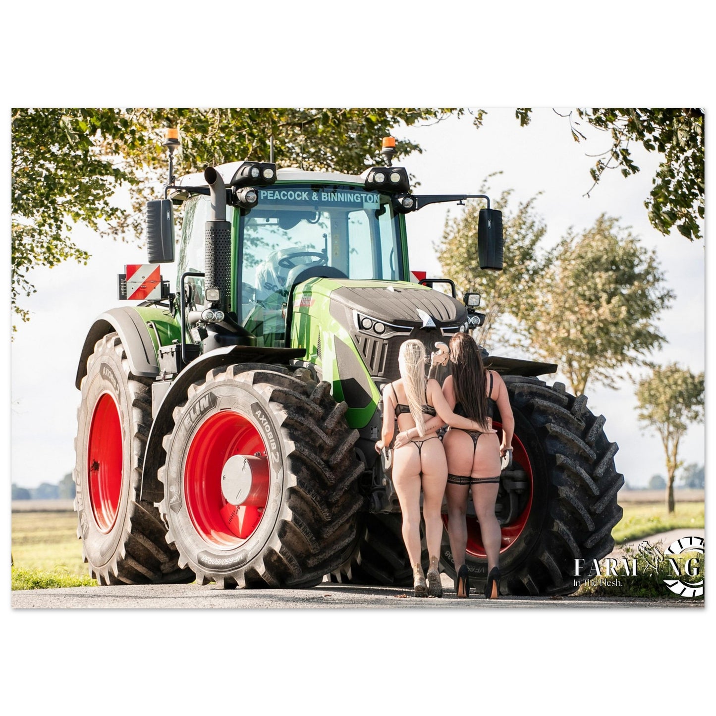 Farming In The Flesh X TruckerGirl850 Fendt Poster