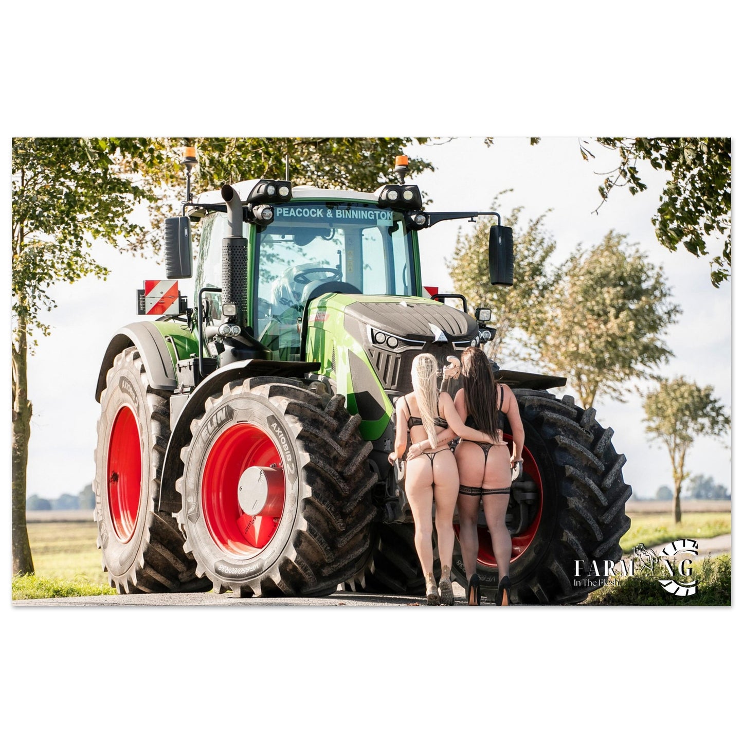 Farming In The Flesh X TruckerGirl850 Fendt Poster
