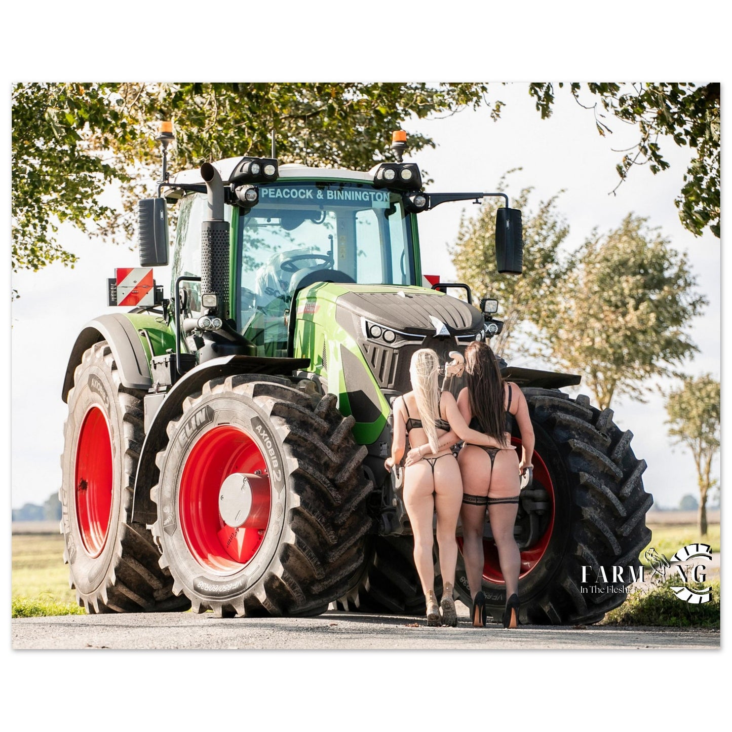 Farming In The Flesh X TruckerGirl850 Fendt Poster
