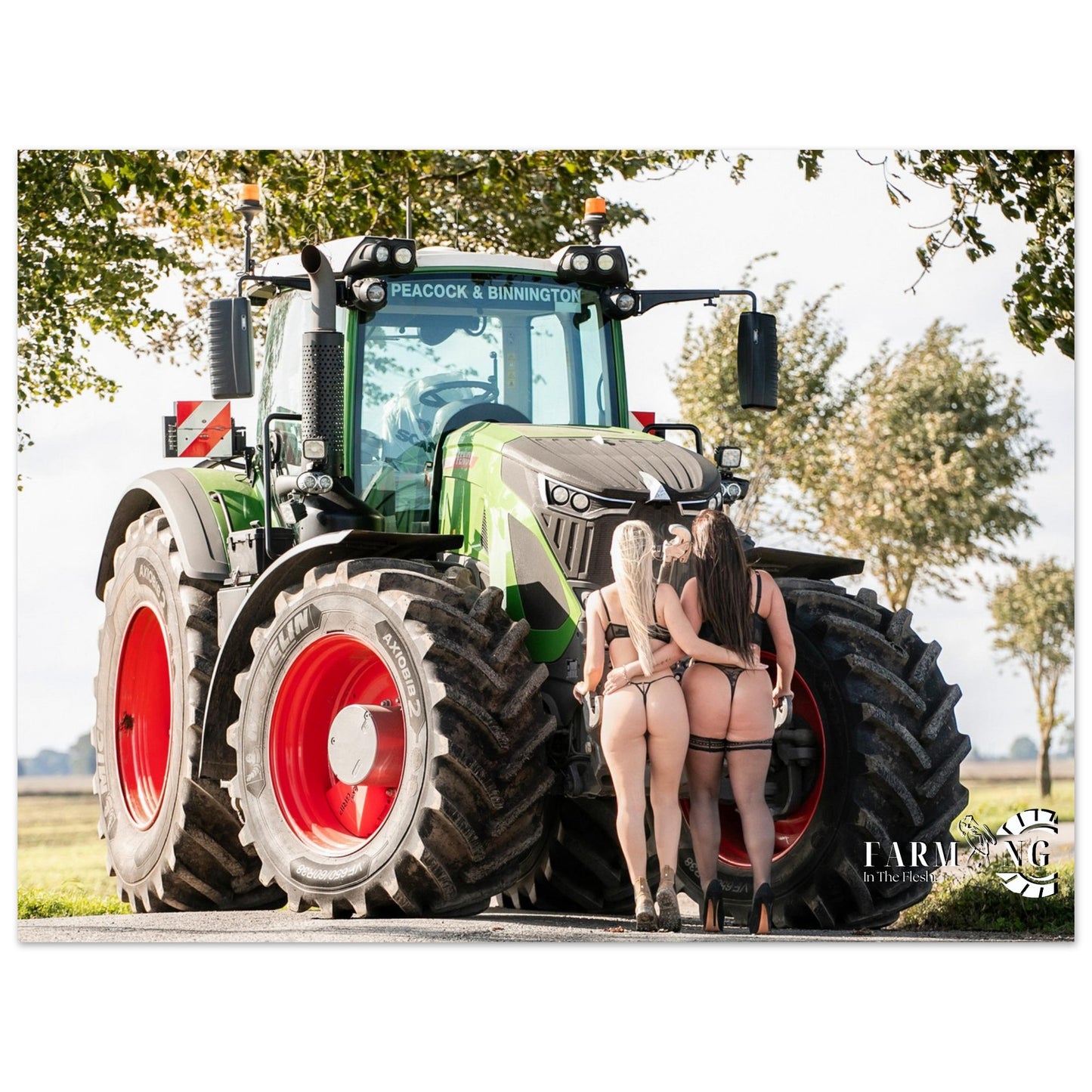 Farming In The Flesh X TruckerGirl850 Fendt Poster