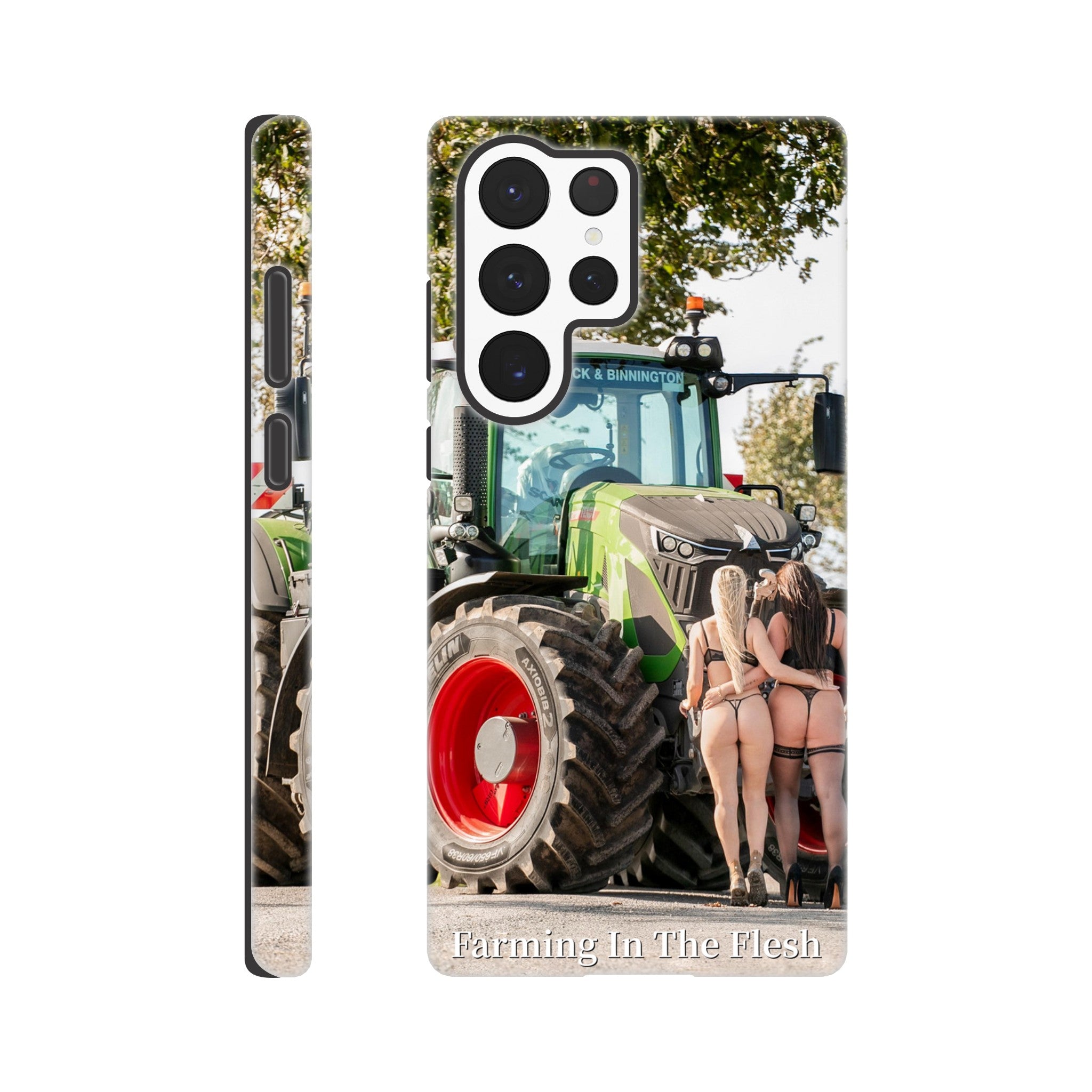 Farming In The Flesh X TruckerGirl850 Fendt Phone Case